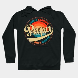 like a grandpa only cooler papa vintage style Hoodie